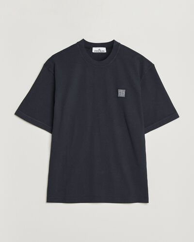 Stone Island Combed Organic Cotton T-Shirt Navy Blue