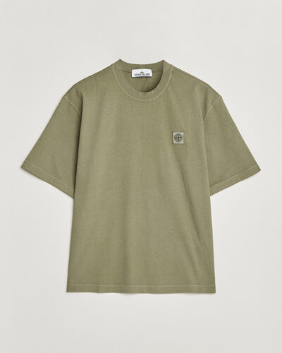 Stone Island Combed Organic Cotton T-Shirt Miltary Green