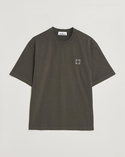 Stone Island Combed Organic Cotton T-Shirt Coal Grey