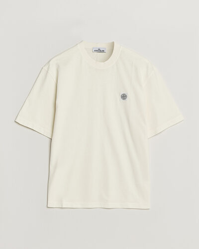 Stone Island Combed Organic Cotton T-Shirt Ivory
