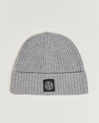 Stone Island Geelong Wool Hat Grey Melange