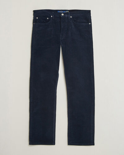 Polo Ralph Lauren Stretch Corduroy Straight Fit Pants Aviator Navy