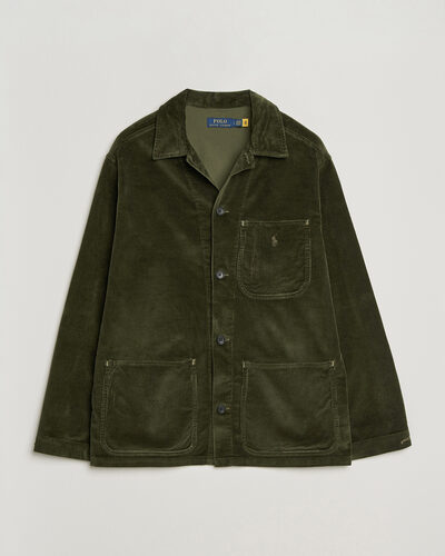 Polo Ralph Lauren Corduroy Overshirt Company Olive