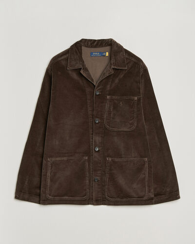Polo Ralph Lauren Corduroy Overshirt Nutmeg Brown