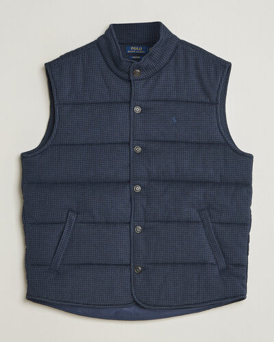 Polo Ralph Lauren Double Knitted Jaquard Vest Navy