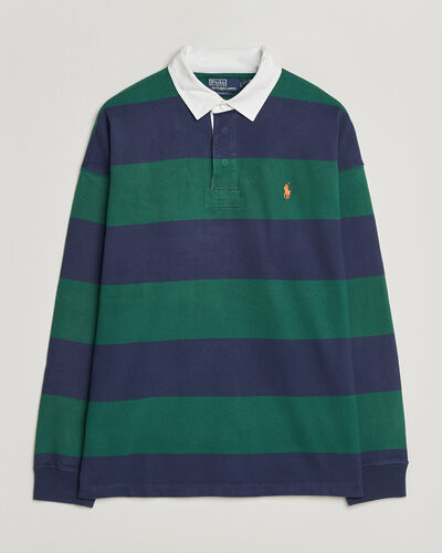Polo Ralph Lauren Jersey Knitted Rugby Pullover Green/Cobolt