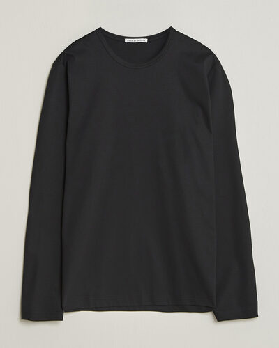 Tiger of Sweden Olaf Mercerized Cotton Long Sleeve T-Shirt Black