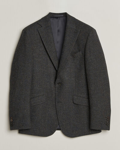 Walker Slater Edward Shetland Wool Donegal Blazer Navy