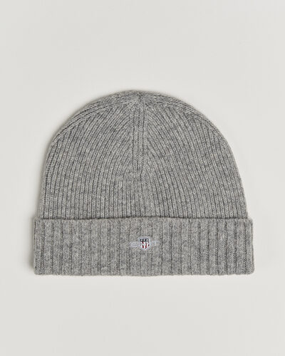 Gant Wool Beanie Grey Melange