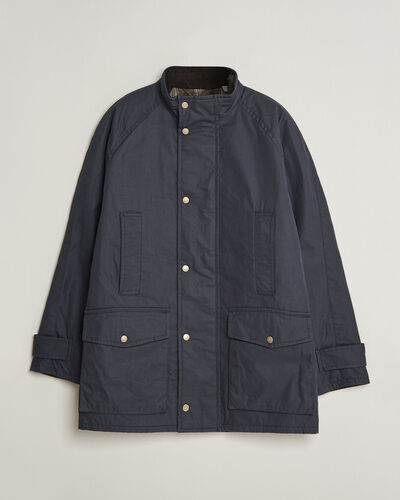 Gant Waxed Double Decker Jacket Evening Blue