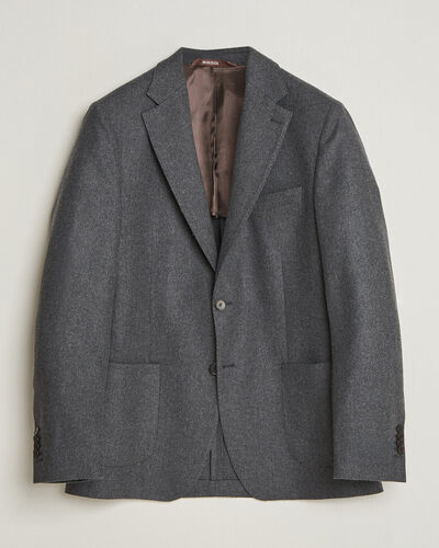 Morris Flannel Suit Blazer Grey