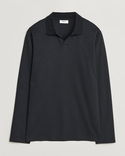 NN07 Paul Long Sleeve Polo Deep Navy