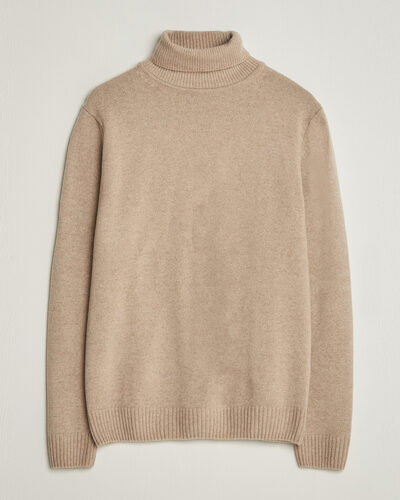 Stenströms Brushed Merino Rollneck Beige