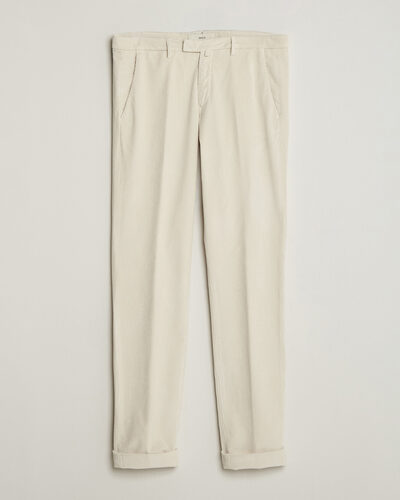 Briglia 1949 Slim Fit Corduroy Trousers Off White