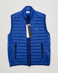 Stone Island Recycled Nylon Down-TC Vest Bright Blue