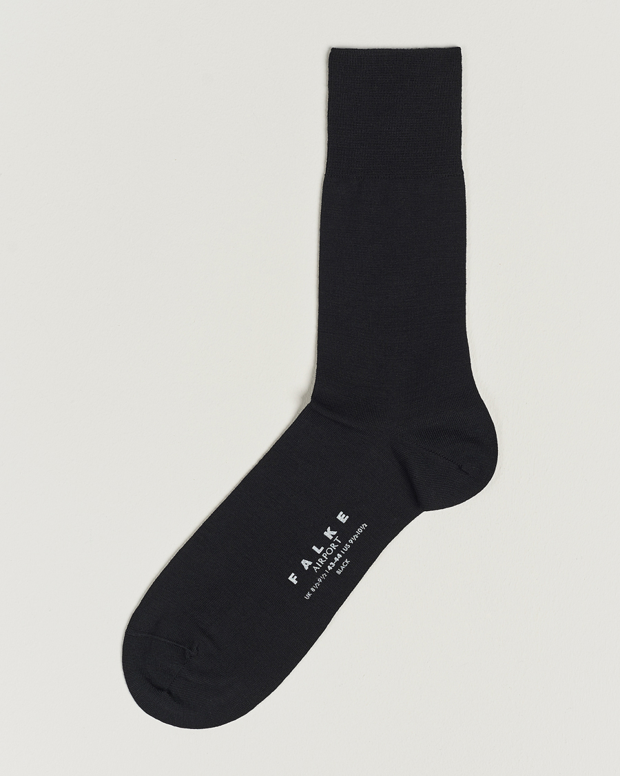 Herren | Unterwäsche | Falke | Airport Socks Black