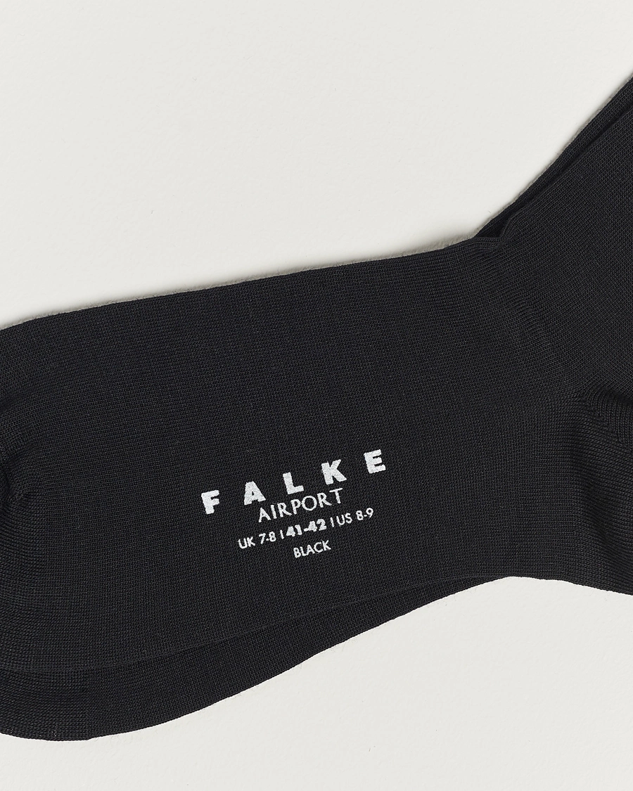 Herren | Socken | Falke | Airport Knee Socks Black