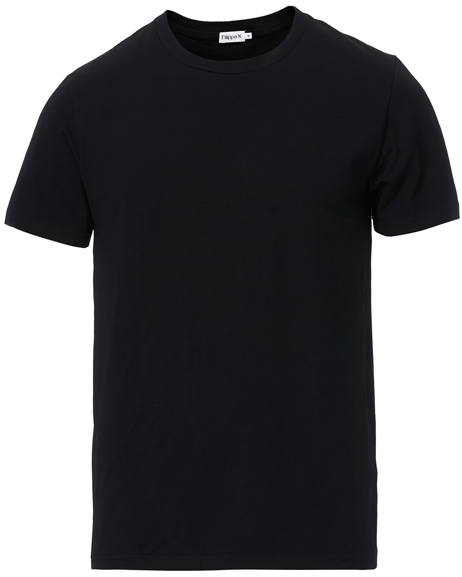 Herren | T-Shirts | Filippa K | Soft Lycra Tee Black