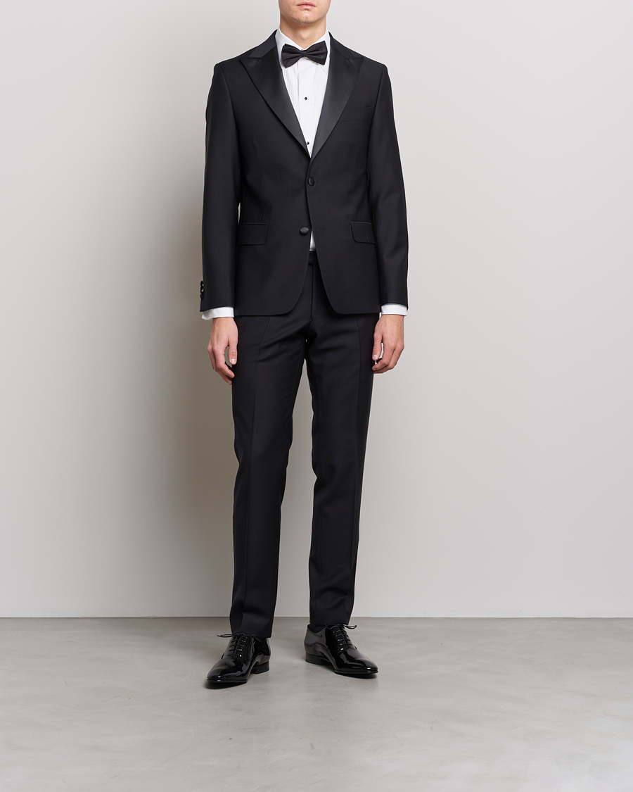 Herren | Hosen | Oscar Jacobson | Devon Tuxedo Trousers Black