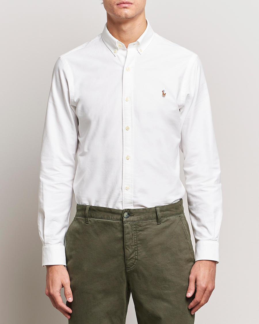Herren | Freizeithemden | Polo Ralph Lauren | Slim Fit Shirt Oxford White