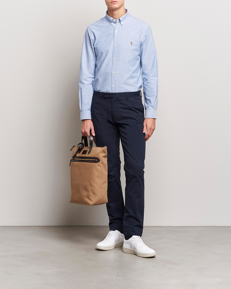 Herren | Freizeithemden | Polo Ralph Lauren | Slim Fit Shirt Oxford Blue