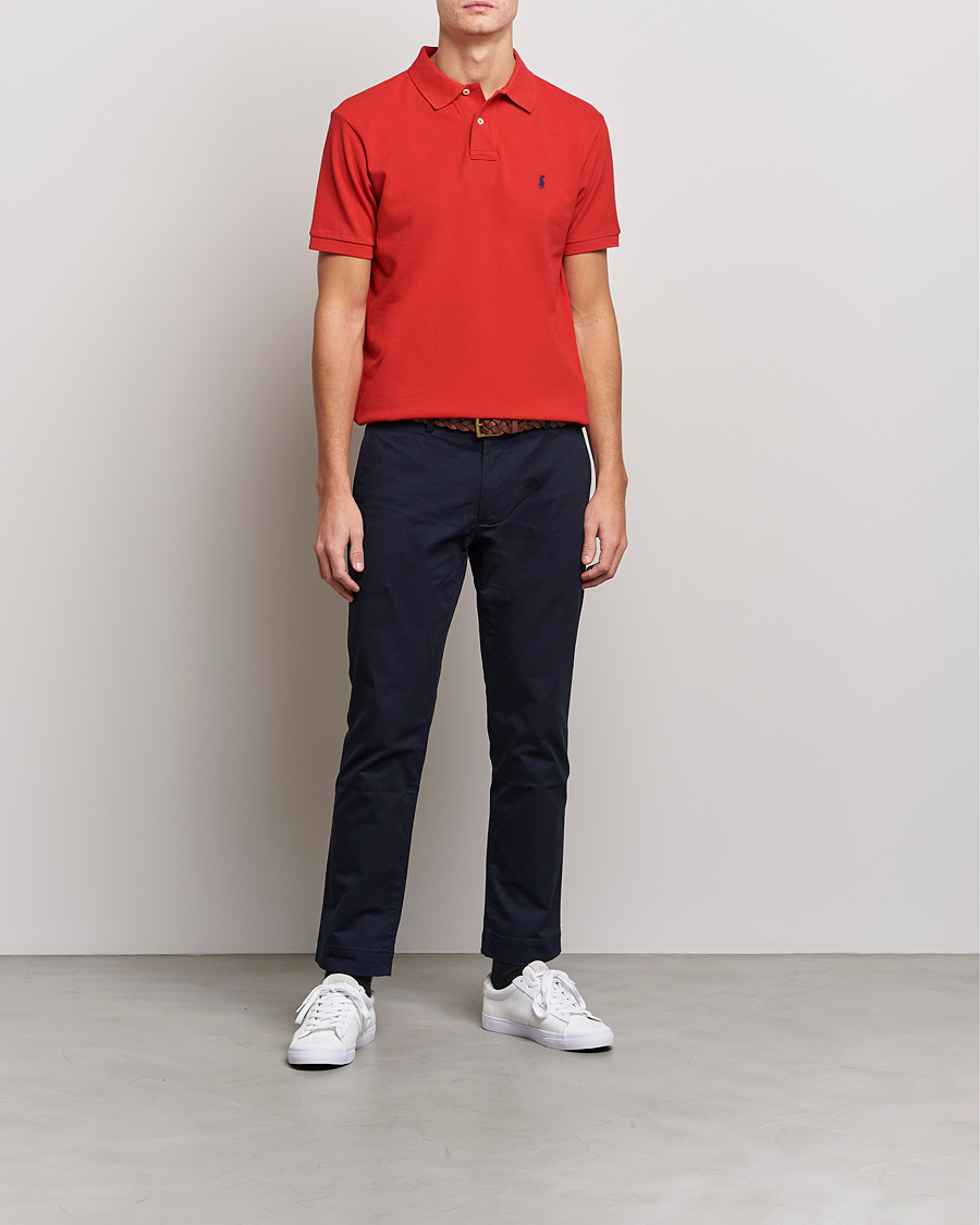 Herren | Poloshirt | Polo Ralph Lauren | Slim Fit Polo Red