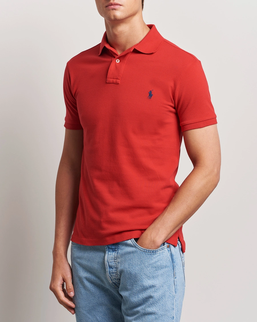 Herren | Poloshirts | Polo Ralph Lauren | Slim Fit Polo Red