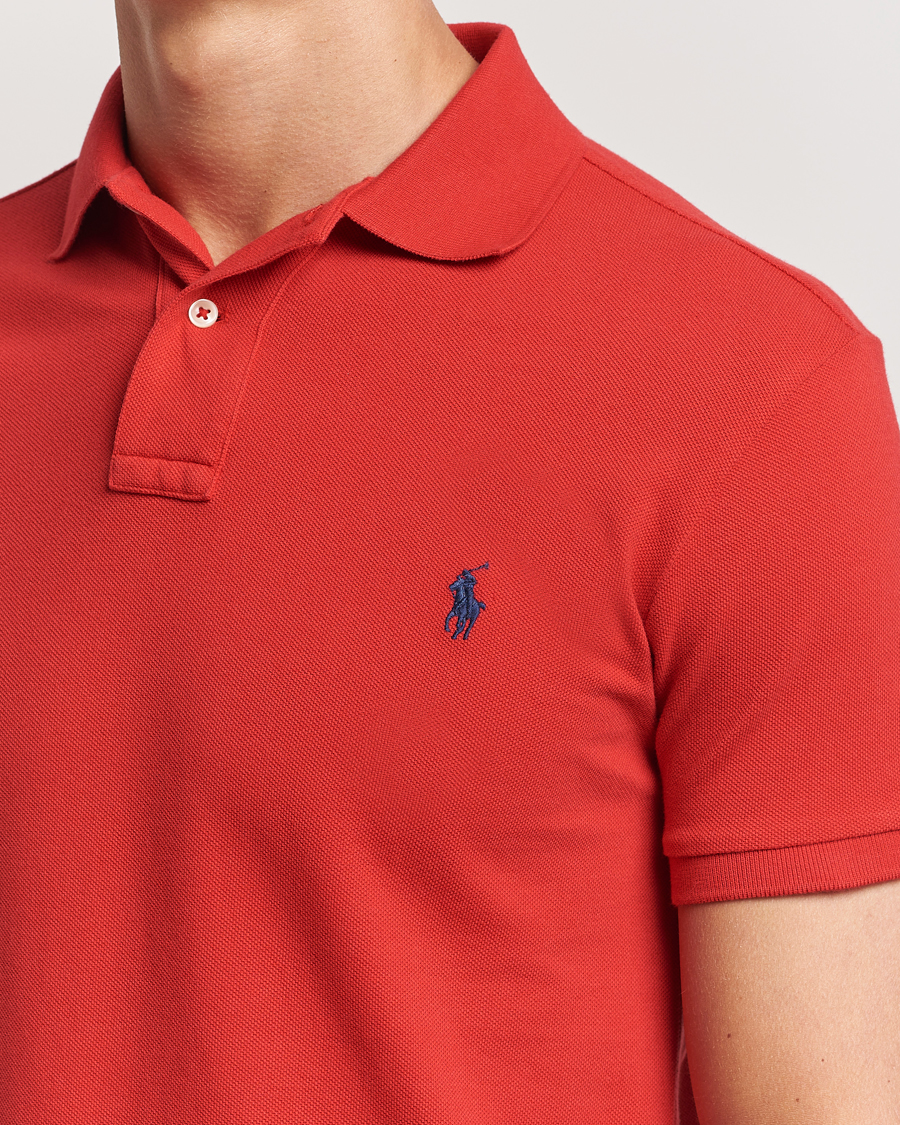 Herren | Poloshirts | Polo Ralph Lauren | Slim Fit Polo Red
