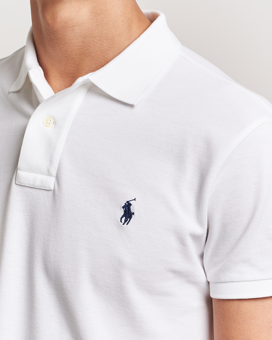 Herren | Poloshirts | Polo Ralph Lauren | Slim Fit Polo White