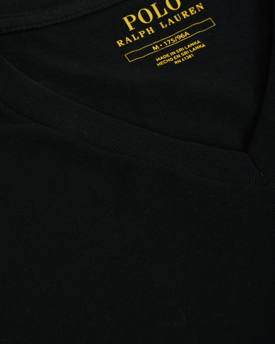 Herren | T-Shirts | Polo Ralph Lauren | 2-Pack T-Shirt V-Neck Black