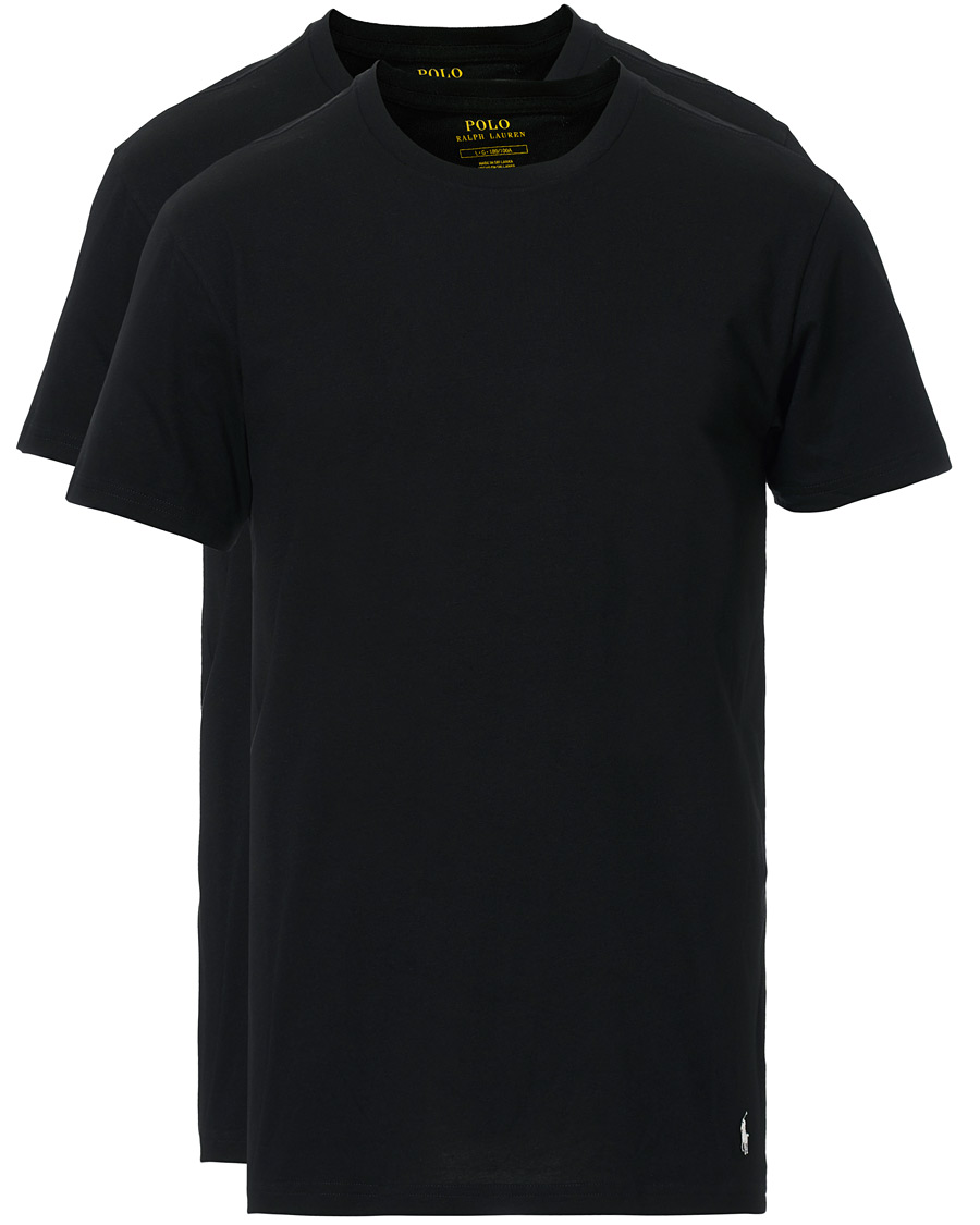 Herren | T-Shirts | Polo Ralph Lauren | 2-Pack T-Shirt Crew Neck Black