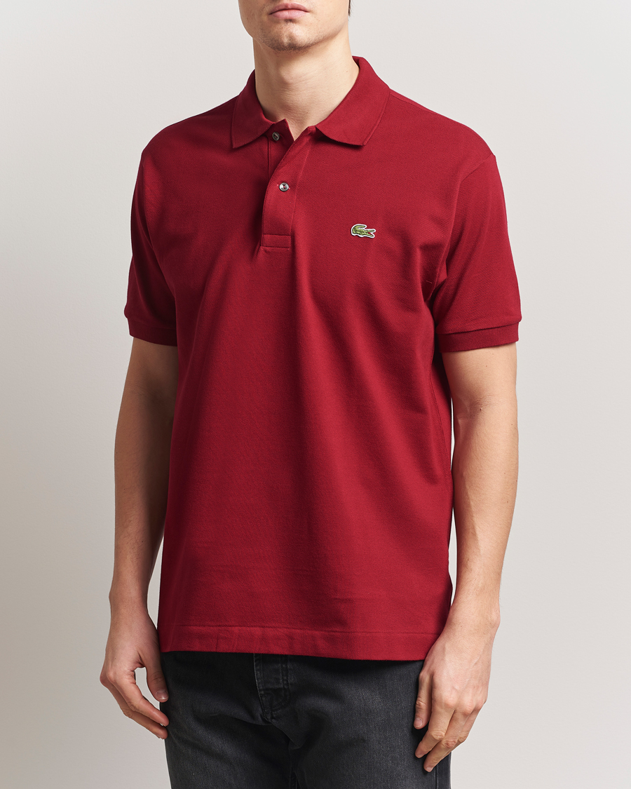 Herren | Poloshirts | Lacoste | Original Polo Piké Bordeaux