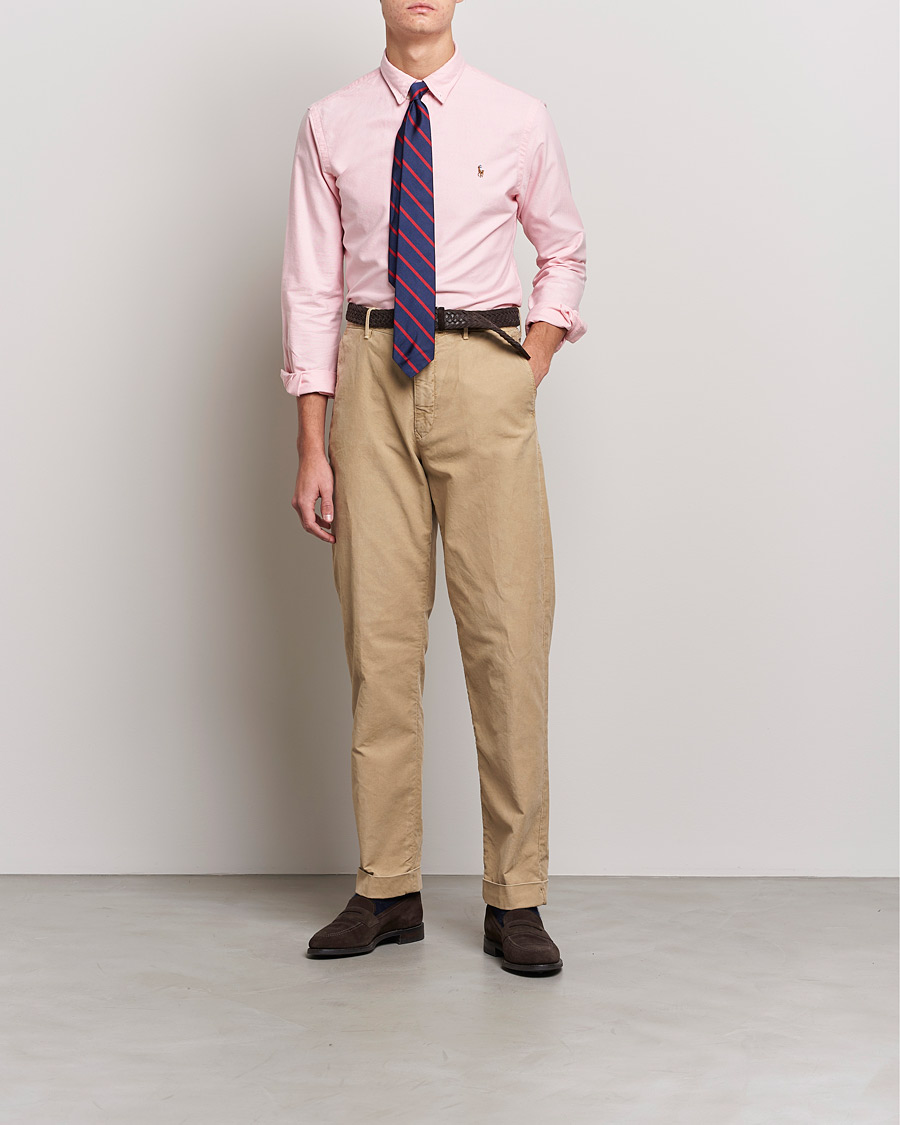 Herren | Hemden | Polo Ralph Lauren | Slim Fit Shirt Oxford Pink