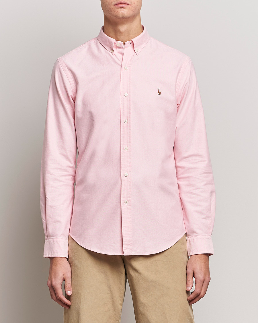 Herren | Hemden | Polo Ralph Lauren | Slim Fit Shirt Oxford Pink