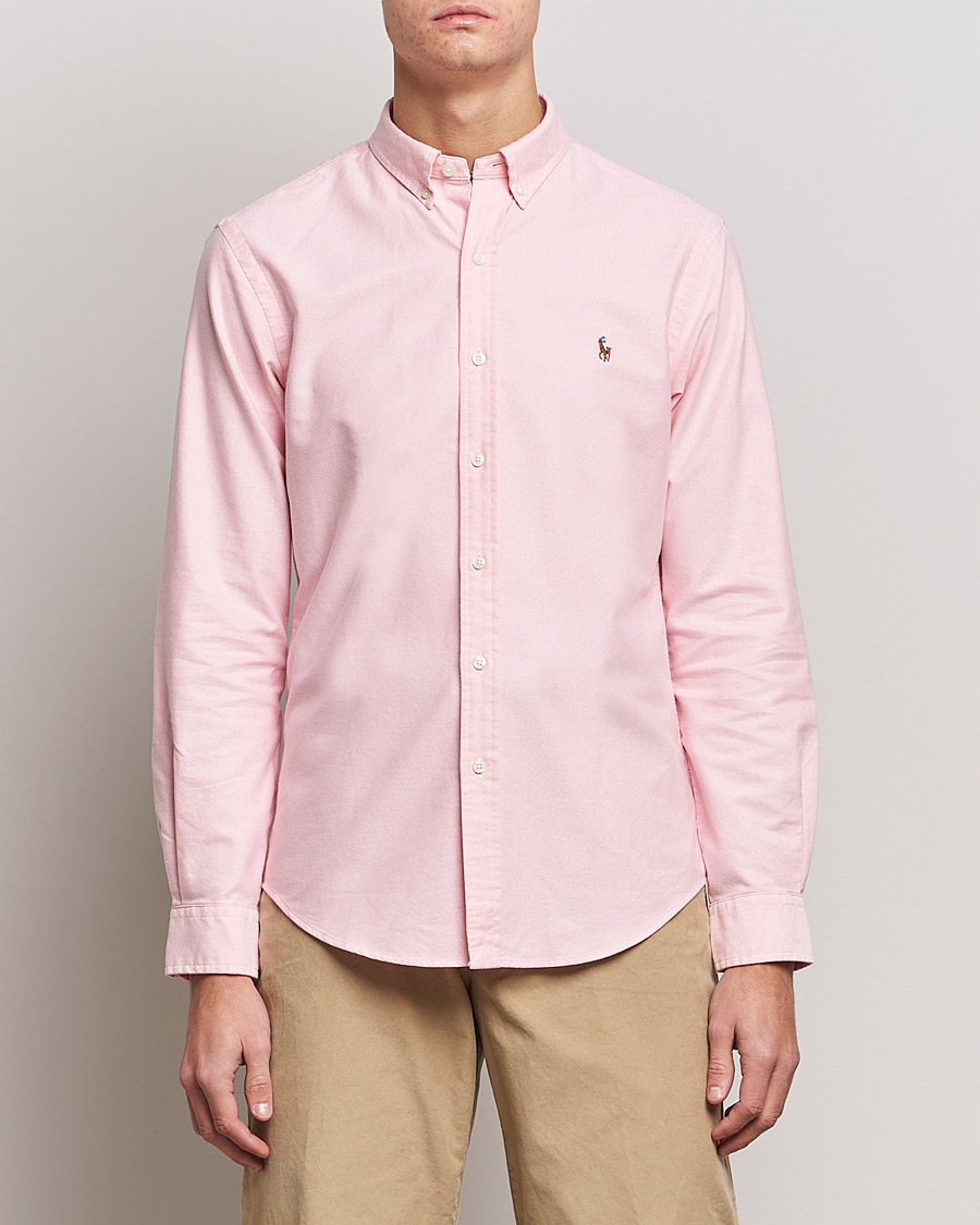 Herren |  | Polo Ralph Lauren | Slim Fit Shirt Oxford Pink