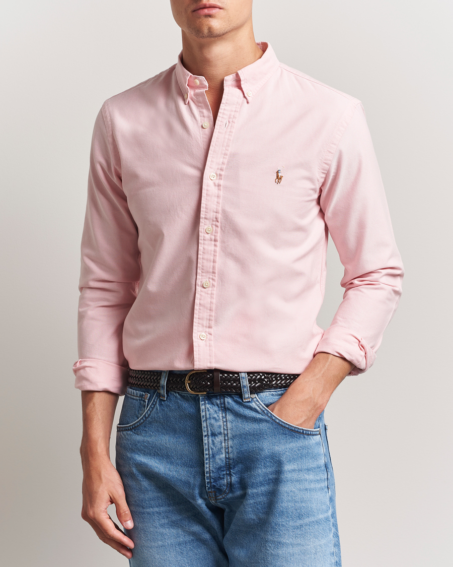 Herren | Hemden | Polo Ralph Lauren | Slim Fit Shirt Oxford Pink