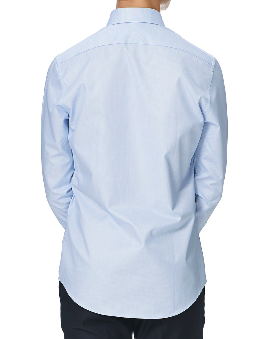 Herren | Hemden | Stenströms | Slimline Shirt Thin Stripe Blue