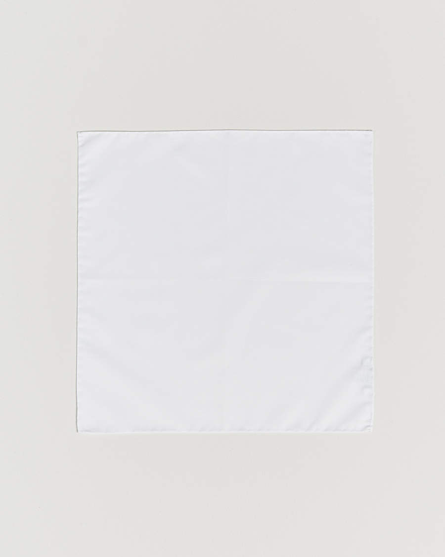 Herren | Einstecktücher | Stenströms | Handkerchief Cotton White