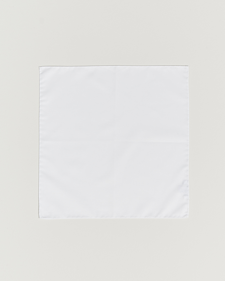 Herren | Einstecktücher | Stenströms | Handkerchief Cotton White