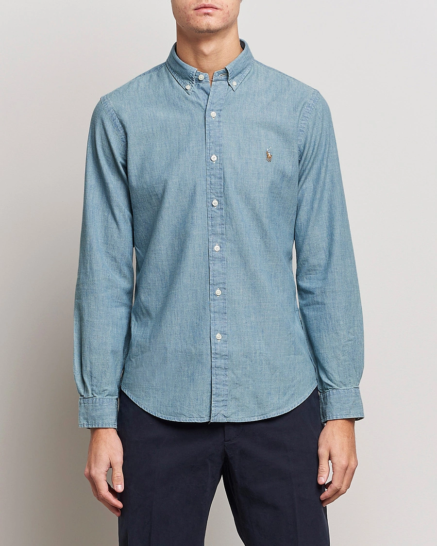 Herren | Special gifts | Polo Ralph Lauren | Slim Fit Chambray Shirt Washed
