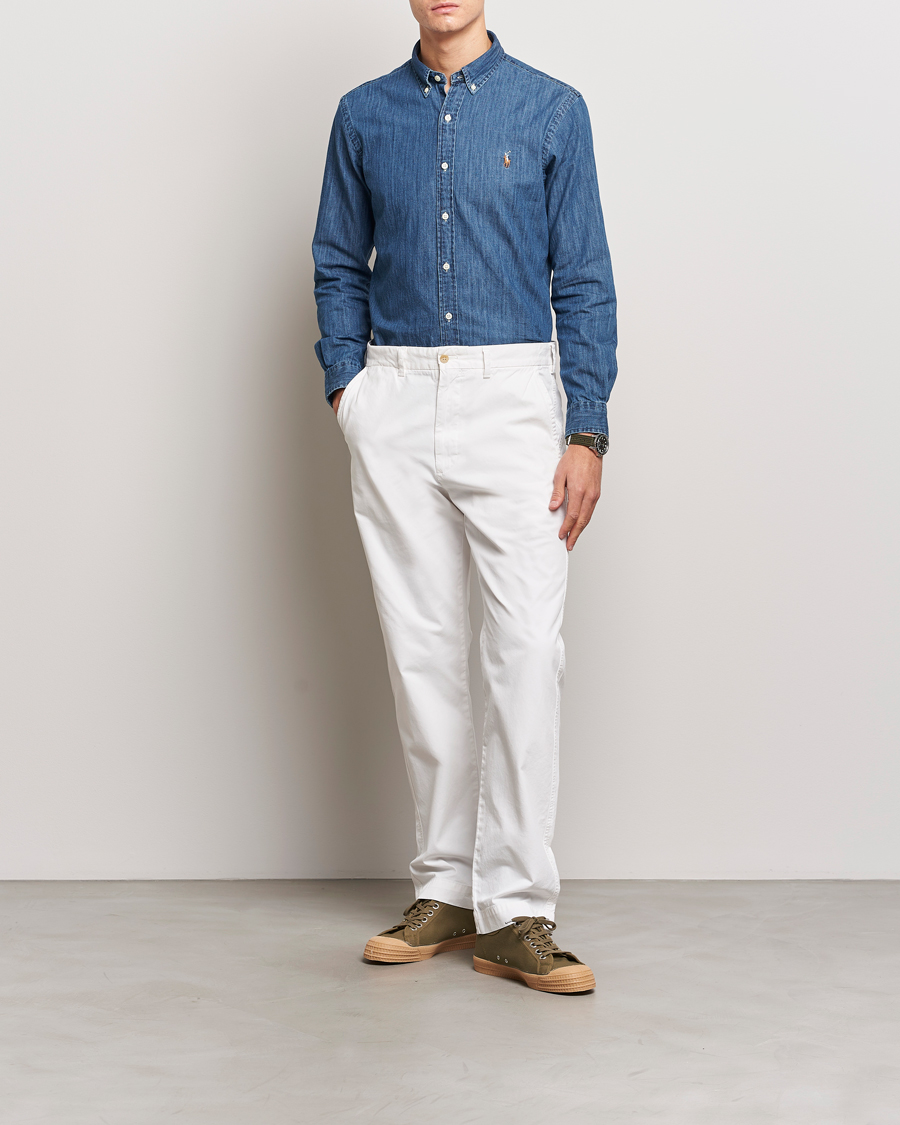 Herren | Hemden | Polo Ralph Lauren | Slim Fit Shirt Denim Dark Wash