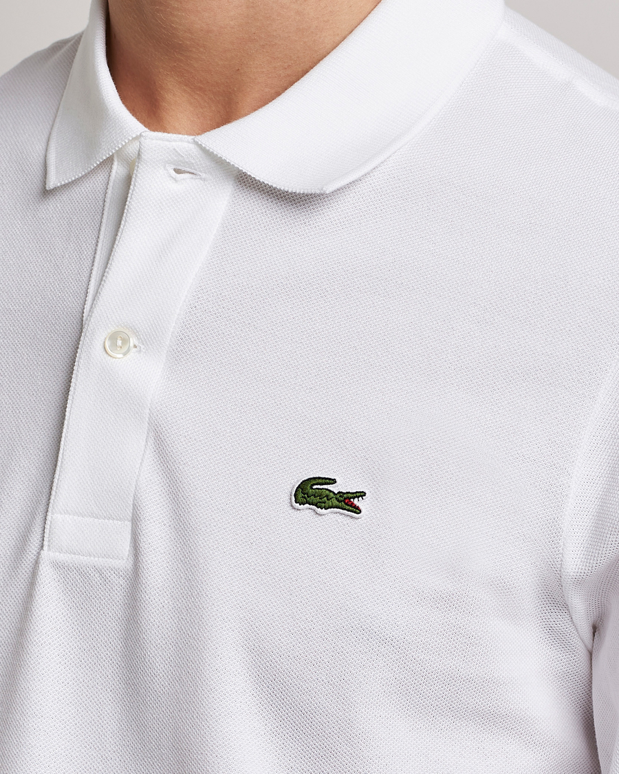 Herren | Poloshirts | Lacoste | Original Long Sleeve Polo Piké White