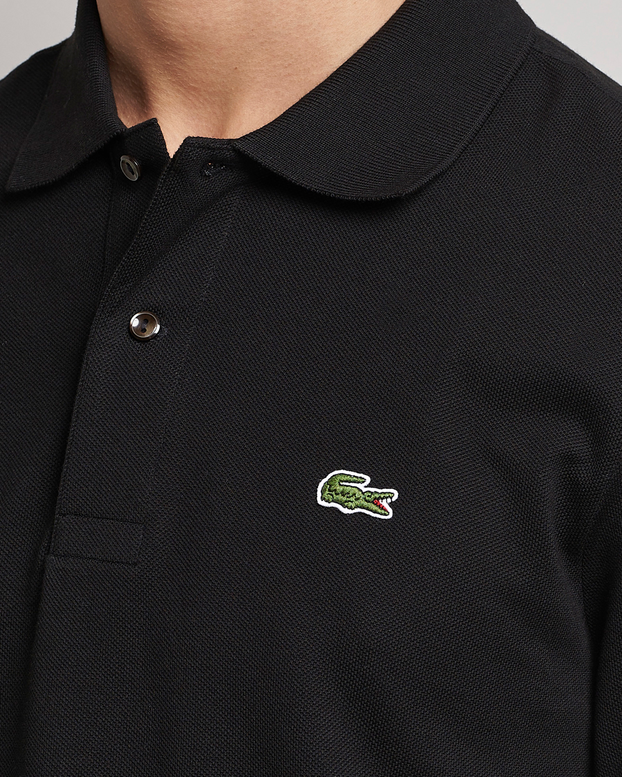 Herren | Poloshirts | Lacoste | Original Long Sleeve Polo Piké Black