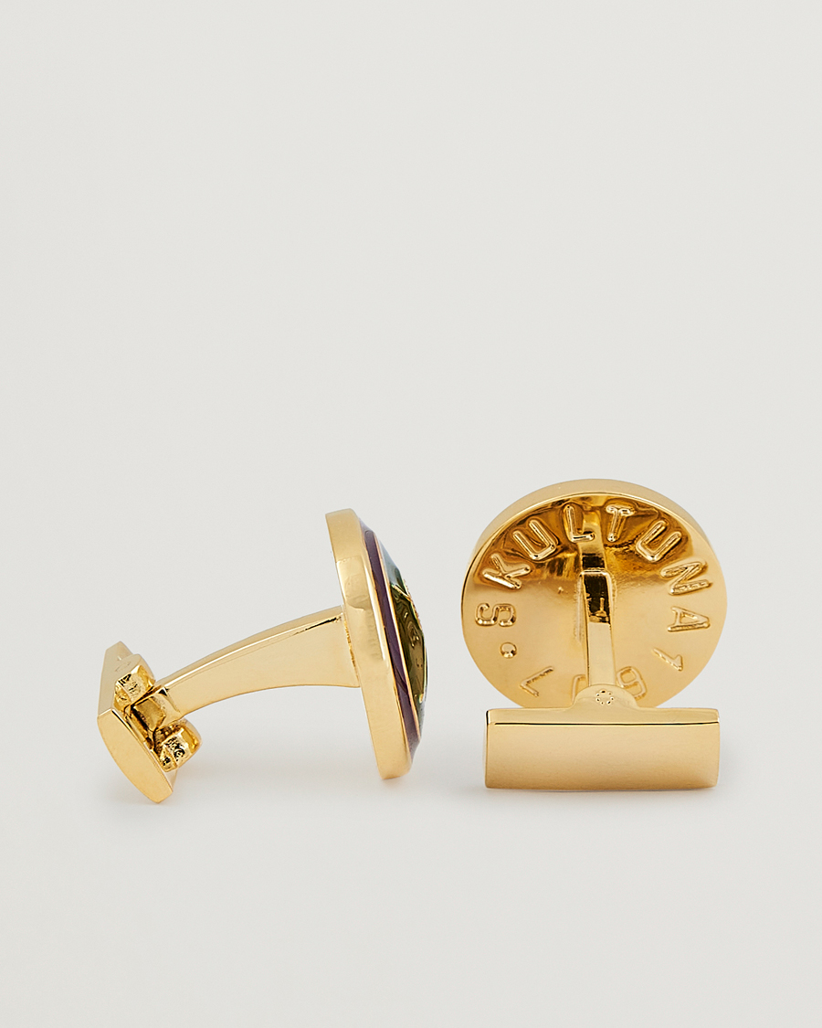 Herren | Skultuna | Skultuna | Cuff Links Golf Gold/Green