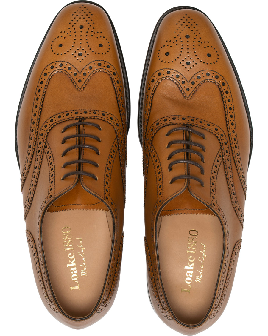 Herren | Loake 1880 Buckingham Brogue Tan Burnished Calf | Loake 1880 | Buckingham Brogue Tan Burnished Calf