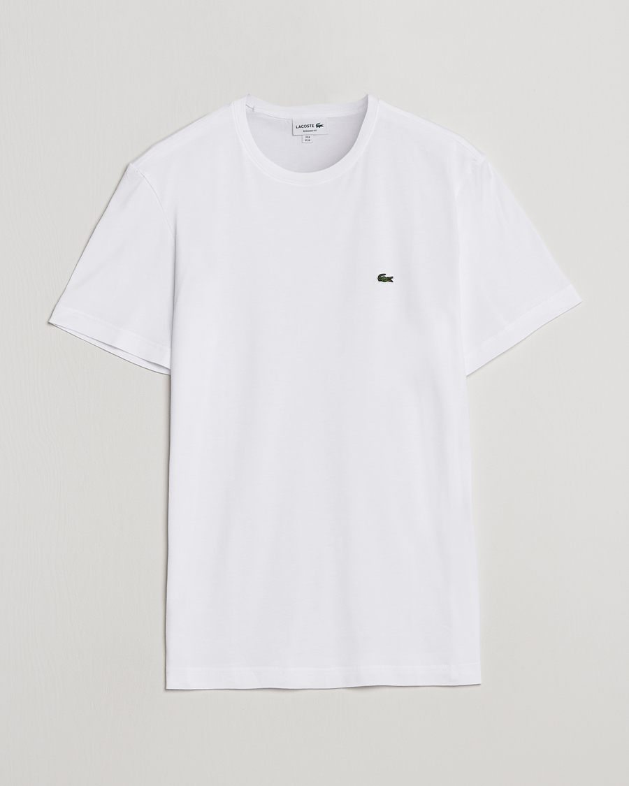 Herren | T-Shirts | Lacoste | Crew Neck T-Shirt White
