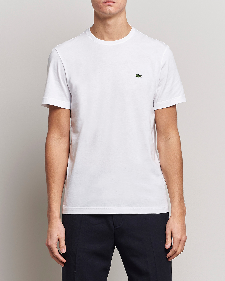 Herren | T-Shirts | Lacoste | Crew Neck T-Shirt White