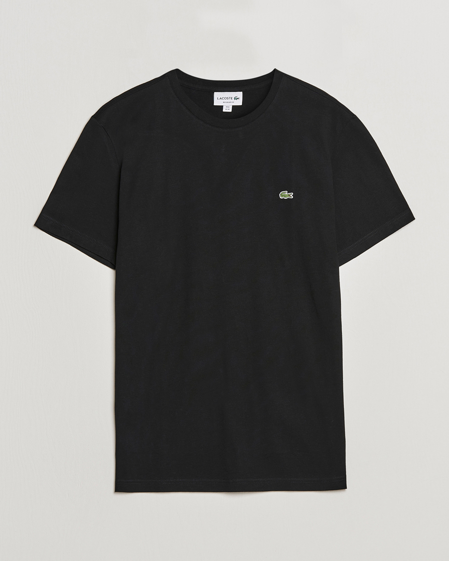 Herren | T-Shirts | Lacoste | Crew Neck T-Shirt Black