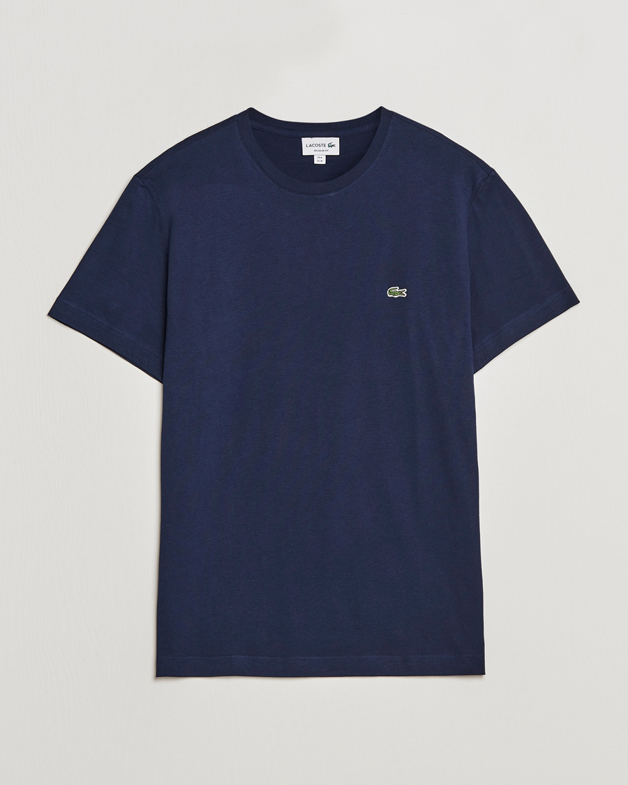 Herren | T-Shirts | Lacoste | Crew Neck T-Shirt Navy