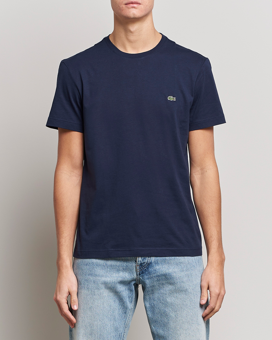 Men | Lacoste | Lacoste | Crew Neck T-Shirt Navy